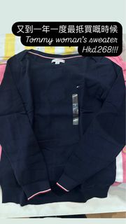 (加拿大代購 有單有紙袋) Tommy jeans Tommy tommyhilfiger Tommy Hilfiger  熊仔 恤衫 冷衫 毛衣 長袖衫 衫 冬天衫 beanie 冷帽 帽 外套 l