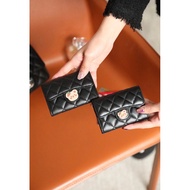 Classic Flip Coin Purse Sheepskin Card Holder