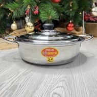 Stainless steel hot pot - Hong Phuoc Thanh stainless steel hot pot pot pot, multi-purpose two-handle