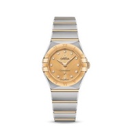 ⌚BRAND NEW 全新 Omega WATCH 奧米茄手錶 星座系列  Constellation  不鏽鋼‑黃金18k金錶殼 13120256058001 石英機芯  Ladies Watch 
