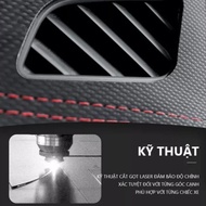 Hyundai Kona 2018 - 2021 High Quality Carbon Leather taplo Mat, Effective Car Heat Resistance _ Genuine Accessories