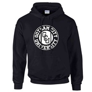 iGPrints GOTHAM CITY UNIVERSITY Comics Hoodie Jacket (Black)
