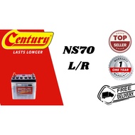 (INSTALLATION PROVIDED)Car Battery Bateri Kereta MOTOLITE WET NS70/70L BATERI  LORI, PROTON WAJA,WIR