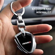 Car Styling 3D Metal Key Rings Car Logo Fashion Keychain For Nismo Logo Emblem R34 GTR Sylphy Teana 