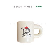 [ BEAUTIFYMEE x TURTLE ] Dog Cartoon White Ceramic Mug