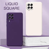 SamsungM53 SamsungM42 M 53 51 42 34 33 Luxury Square Liquid Silicone Shockproof TPU Soft Phone Case 