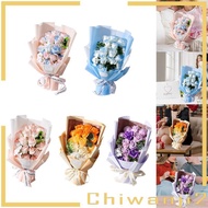 [Chiwanji2] Artificial Rose Bouquet Celebration Festival Mother Day Soap Flower Petals