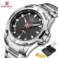 NAVIFORCE 9161 Analog Watch for Men Fashion Casual Sport Quartz Men's Watch Seiko movement Stainless steel strap Watch