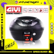 KOTAK GIVI E350N2 FLOW Black Top Box Motorcycle Monolock® MP70N (100% Original GIVI Product) GIVI 摩托