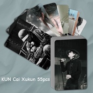 55pcs Chinese KUN Cai Xukun Lomo Cards Drama Actor Zhang Linghe Bai Lu Charlie Zhou Shen Guige Photo