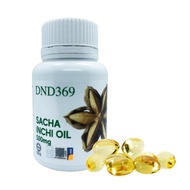 Dnd369 Sacha Inchi Oil Softgel 100% Organic (1 Bottle / 60 Seeds) Chainan DND369 SA Eating 100% Organic Soft gel Oil