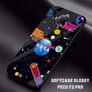 HP GM77 Softcase Glossy Xiaomi | F2 Propoco | Case poco | Case Siliconehp F2Pro Silicon Glitter Glas