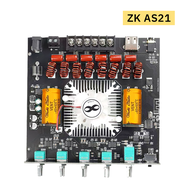 แอมป์จิ๋วบลูทูธ ZK AS21 2G แท้  บลูทู ธ 5.0 โมดูลเครื่องขยายเสียงดิจิตอล กำลังขับ 220W*2+350W แอมป์ 