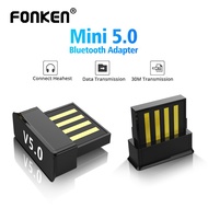 (Clearance)FONKEN Bluetooth Dongle Adapter BT 5.0 USB Wireless Computer