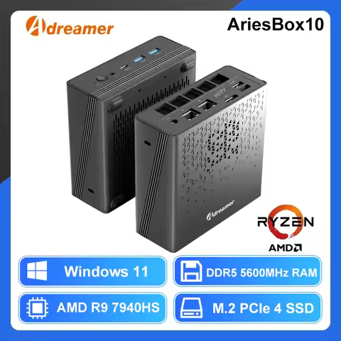Adreamer Mini PC AriesBox10 AMD Ryzen 7 7840HS/ R9 7940HS CPU Mini PC Great Valuable