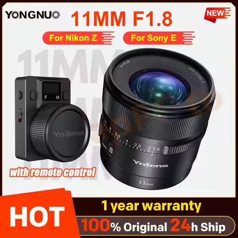 YONGNUO YN11mm F1.8S/YN11mm F1.8Z DA DSM WL for Nikon Z for Sony E Auto focus Lens Ultra Wide Angle 