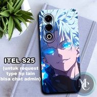 CC8/ Flexible rubber softcase for ITEL S25/jujutsu kaisen anime character Motif/ITEL S25 case/ITEL S