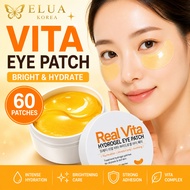 【PRETTI】 Real Vita Hydrogel Eye Patch 60 Patches Vitamin Eye Care Moisturizing Bright Look