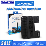 ขาตั้งเครื่อง Ps4 Pro/Slim Dobe ไม่มีไฟบอกสถานะการชาร์จจอย (Stand for Ps4 by DOBE)(ขาตั้ง Ps.4 3 in 1)(ขาตั้งPS4)(PS4 Stand)(TP4-882)