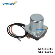 6E5-81941 61A-81941 Starter Solenoid Relay for Yamaha 115HP-250HP Outboard Engine 6E5-81941-11-00 61