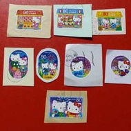 包郵 日本郵票:2012年 Hello Kitty  80円 8全