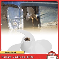 jiabo 6L5?45943?00?EL 7 1 4X6?BS Aluminum Alloy Boat Engine Propeller for Outboard Motor Compatible 