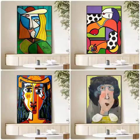 Picasso Abstract Art Diamond Painting Mosaic Diamond Embroidery Handmade Art Exquisite Gift Home Dec