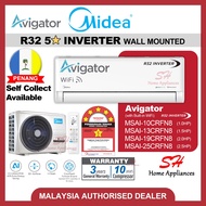 Midea R32 5-STAR Avigator Inverter Air-conditioner Avigator Inverter Aircond MSAI-CRFN8 1.0HP 1.5HP 