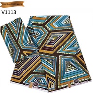 24One piece dropshipping24Quality ankara Cotton fabric Ankara Wax Cloth*african African Batik Fabric