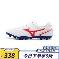 美津浓（MIZUNO）男短钉耐磨飞盘鞋足球鞋MONARCIDA NEO II SELECT AG 62/白色/红色 43