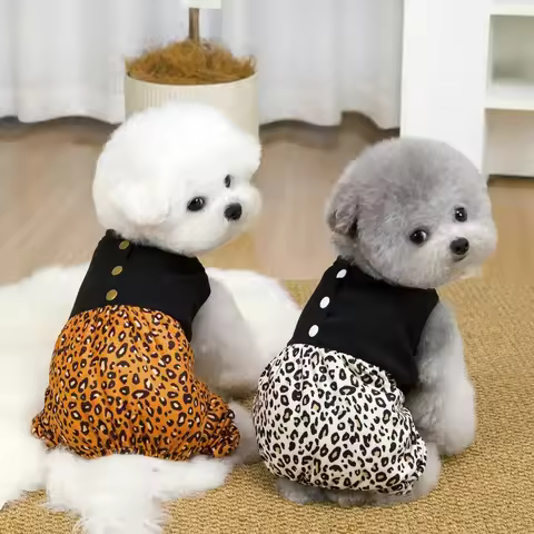 Pet Dog Four Leg Pants Home Clothes Summer Hair Loss Prevention Bichon Pajamas Pomeranian Classic Le