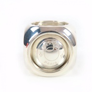 全新☆愛馬仕復古超寬Sellier戒指 AG925純銀立方體戒指 尺寸：46-47-48（相當於日本尺寸6-7-8） 重量：34.3克 女士款