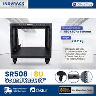 Indorack SR508 Rack Audio 8U Depth 550mm Audio Sound System Rack