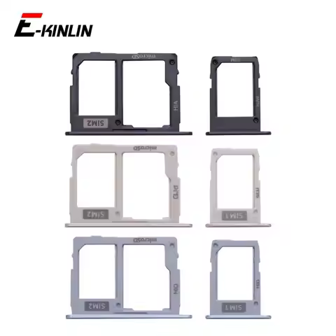Sim Card Tray Holder Adapter Micro SD Reader Socket Connector Slot For Samsung Galaxy J8 J6 J7 J5 20