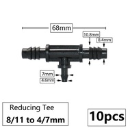 3/8&amp;quot  1/4&amp;quot  Garden Water Connector 8/11 And 4/7mm Hose Reducing Splitter  Joint Irrigation S
