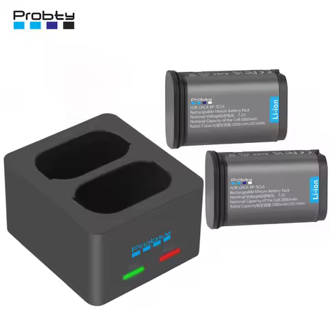 Probty Rechargeable Li-ion Battery For Leica BP-SCL6 (19531) Battery for Leica Q3, Q2, SL2, SL2-S, S