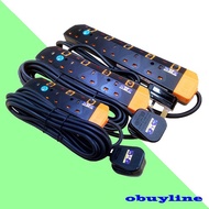 Heavy Duty 13Amp Trailing Socket With Surge Protect (3Gang /4Gang /5Gang)