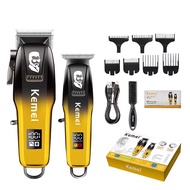 Kemei km-8501 ปัตตาเลี่ยนตัดผม กันขอบ ปัตตะเลี่ยนไร้สาย แบบมืออาชีพ  ของแท้100%