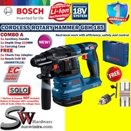 COMBO Bosch GBH 185-LI 18V Cordless Rotary Hammer **SOLO or Battery Charger Set F.O.C Bosch Drill Bi