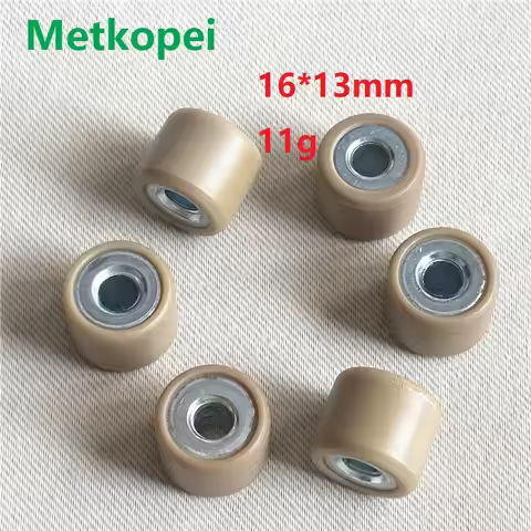 WH100 DIO50 ZX50 Motorcycle Variator Roller Weights 16x13mm 11 Gram For 139QMB 50cc Typhoon 50cc Peu