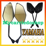 YAMAHA New Design High Quality Rear View Mirror Side View Mirror wide view With YAMAHA Logo (1 Pair)