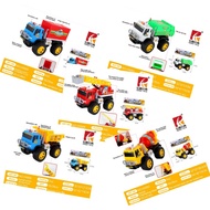 Truck Toys mainan budak lelaki toys for boys toys Lori Mainan Car Toys Lorry Toys fire truck garbage
