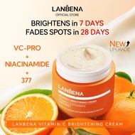 LANBENA Vitamin C Brightening Cream 30g 7 Days Brightening Fade Dark Spot Even Skin Tone Moisturizin