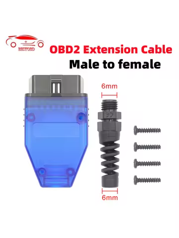 DIY Universal OBDII for VW for BMW 16pin OBD2 Extension Cable male to female Automotive Car Diagnost