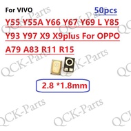 5/10/20/50pcs Inner MIC Receiver Micro Speaker Replacement For VIVO Y55 Y55A Y66 Y67 Y69 L Y85 Y93 Y97 X9 X9plus For OPPO A79 A83 R11 R15