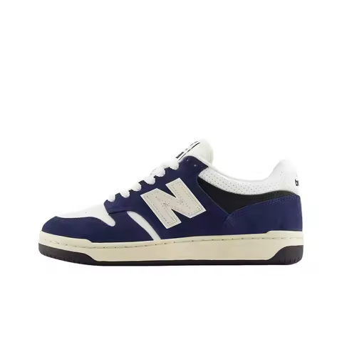 New Balance NB 480 Low top Skateboard Shoes Unisex White Blue BB480PEN