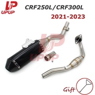 For HONDA CRF250L CRF300L CRF250 CRF300 Motocross Exhaust Full System Motorcycle Muffler DB Killer E