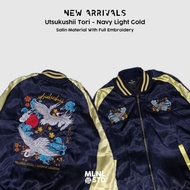Sukajan Jacket Millennial Studio | Sukajan Utsukushii Tori Sukajan Jacket Murayama Sukajan High & Lo