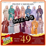 Cardigan Peony extra size 4 & 5 by sabella