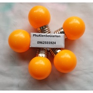 Combo 5 Lemon bulb, orange Peel - light orange, twist tail E27